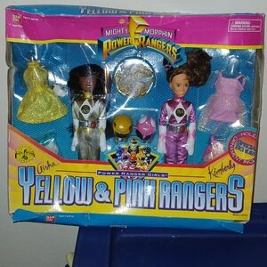 Power Rangers 1995 Alisha & Kimberly Dolls ( Action Figures) New In Box